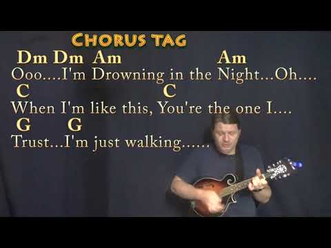 Blinding Lights (The Weeknd) Mandolin Cover Lesson in Am with Chords/Lyrics
