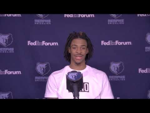 MEMvDAL: Ja Morant Postgame Locker Room Interview | May 11, 2021