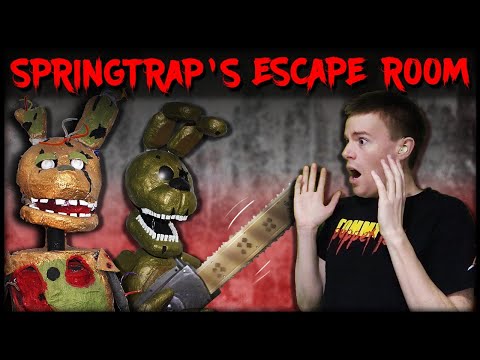 SPRINGTRAP'S HALLOWEEN ESCAPE ROOM! Featuring Plushtrap!