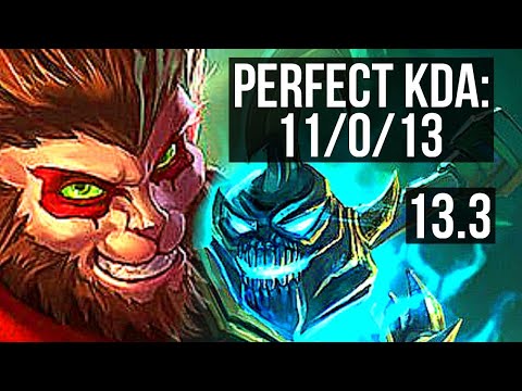 WUKONG vs HECARIM (JNG) | 11/0/13, Legendary, 300+ games | EUW Master | 13.3
