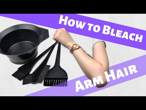 How To Bleach Body Hair At Home| Bleaching Arm Hair