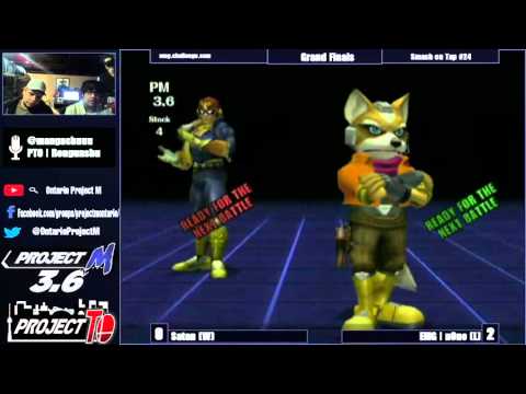 Smash On Tap #24 - Satan (Marth, Fox, Falco) vs EMG | n0ne (Falcon) - Grand Finals part1