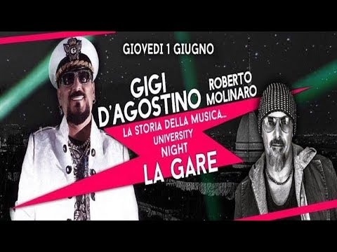 Gigi D'Agostino & Roberto Molinaro @ Discoteca LA GARE - Torino 01/06/17