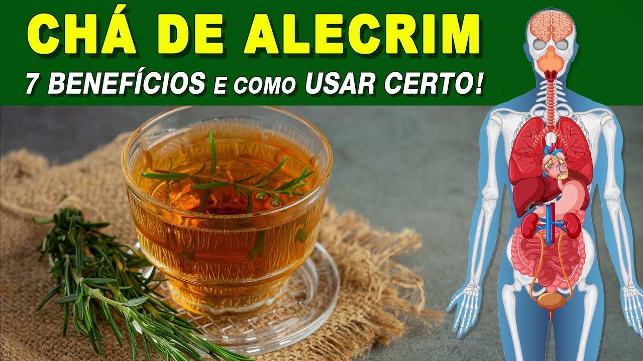 CHÁ DE ALECRIM - Por que TODO MUNDO está tomando?! Benefícios e Como Tomar Certo!