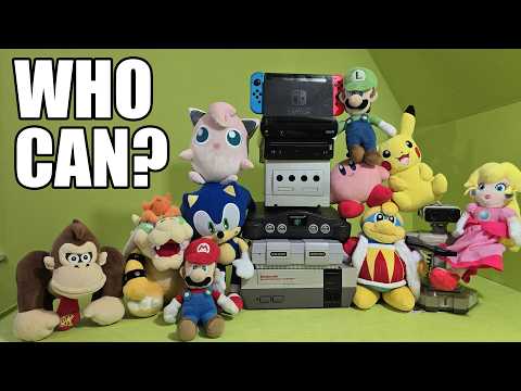 Who Can Jump Over The Nintendo Tower? (Smash Bros Challenge)