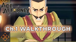 The Great Ace Attorney Guide: Chapter 1 The Great Departure Walkthrough