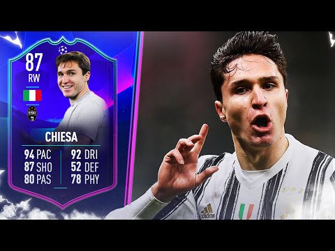 THIS CARD IS UNSTOPPABLE! 🤯 87 TOTGS Federico Chiesa Player Review! FIFA 22 Ultimate Team