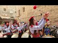 The Orthodox Band Escorting The Patriarch On Palm Sunday