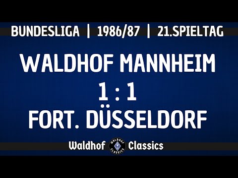 1986/87 | SV Waldhof Mannheim - Fortuna Düsseldorf
