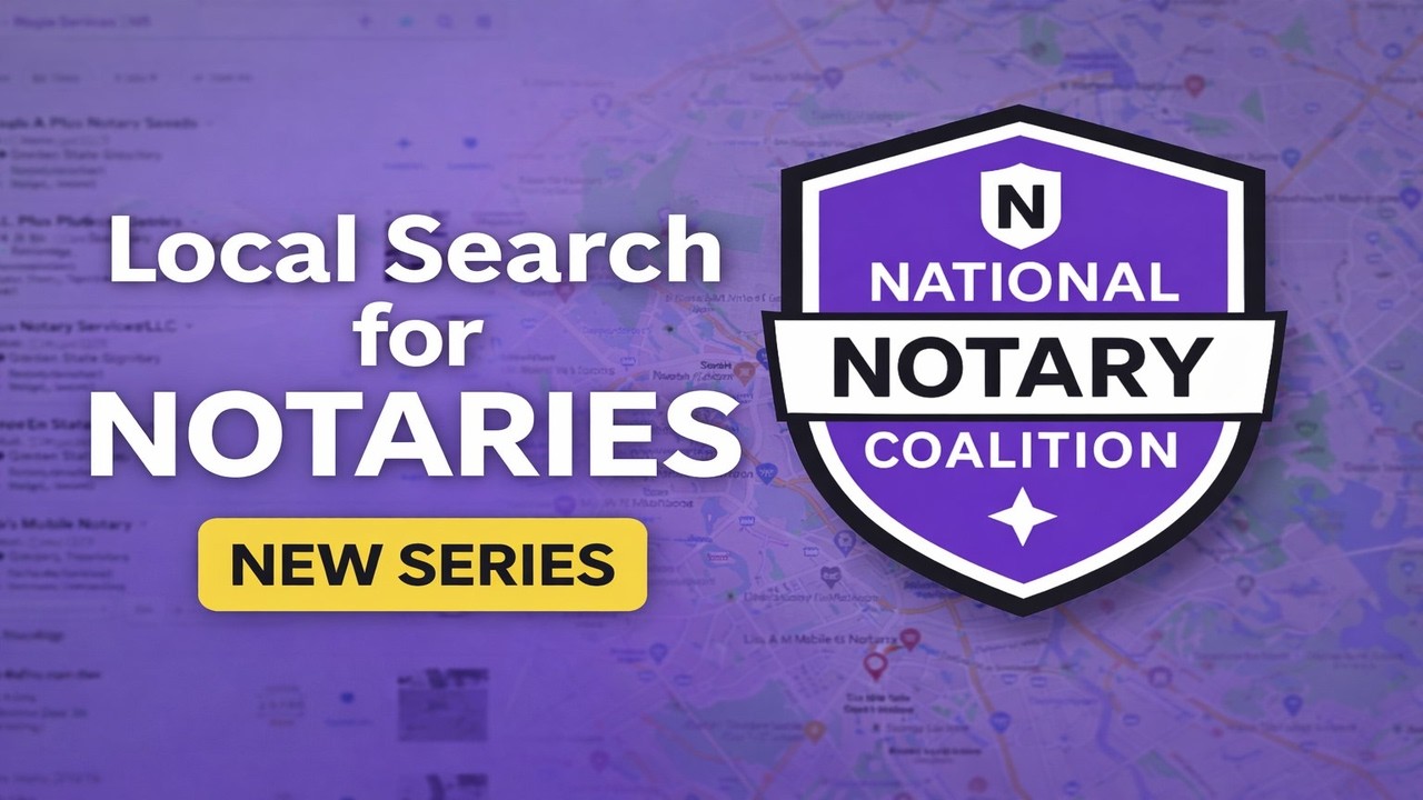 Local Search for Notaries   Ep 01
