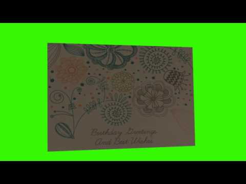 Birthday postcard for Alisha