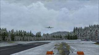 preview picture of video 'F6F Hellcat at KORS (Eastsound, WA) (FSX)'