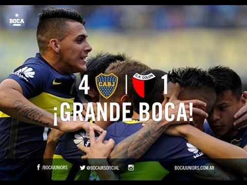 Boca Juniors 4 1 Colón Torneo Argentino 2016