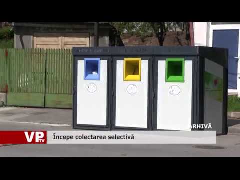 Începe colectarea selectivă