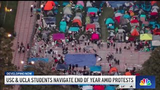 USC, UCLA students navigate end of the year protests
