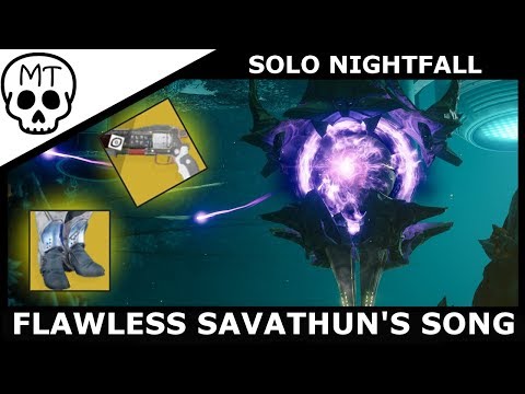 Flawless Solo Nightfall ZERO DEATHS || Savathun's Song || Nightstalker Hunter || Destiny 2