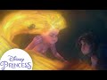 Rapunzel S Glowing Escape With Flynn Tangled Disney Princess