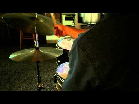 Em and a 22" old stamp K. Zildjian