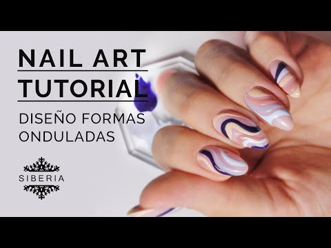 Diseño de uñas tendencia 2022 | formas onduladas 🌊