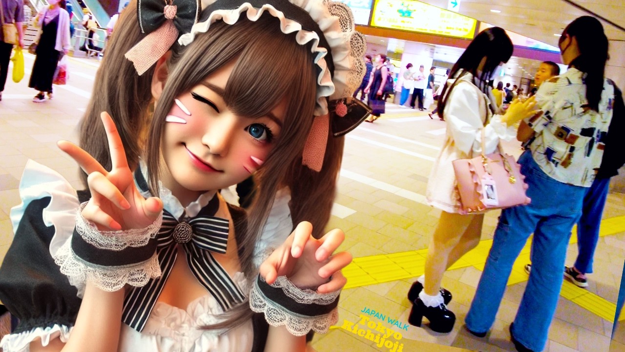Tokyo, Kichijoji 👍 Station area stroll 💖 Break Time #shorts 💖