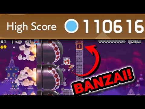 Banzai Bill Crushed platforms- Endless Expert Challenge [340]