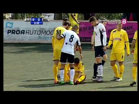 Primera parte CD Llosetense 2 - CF Reus 1. 2ªB Grupo 3. 15/16