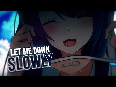Nightcore - Let Me Down Slowly (Sinnon Cover) - Lyrics