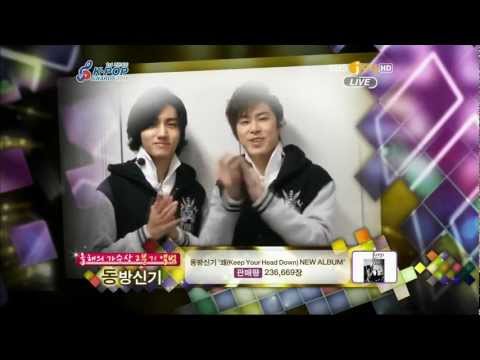 120222 TVXQ - KBS 1st GAON CHART KPOP AWARDS