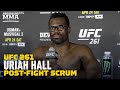 UFC 261: Uriah Hall Reacts To Chris Weidman's Leg Break: 'It's Unfortunate' - MMA Fighting