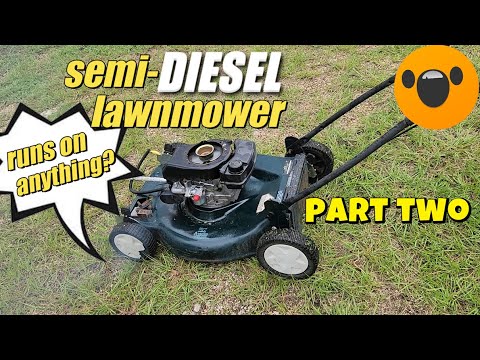 S5 E21.Wir führen weitere Tests mit alternativen Kraftstoffen am Glühkopf-Halbdiesel-Rasenmäher d...