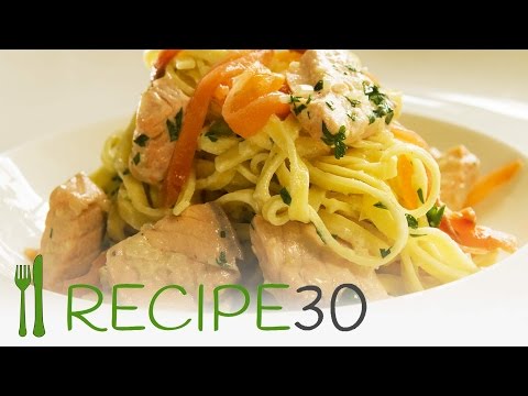 Shrimp Pasta with Roasted Tomato and Chili sauce