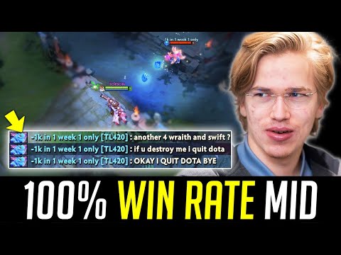 "If you destroy me, I quit Dota" - Topson NO MERCY Mid Lane DOTA 2