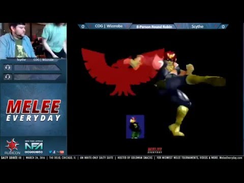Salty Soirée III - COG | Wizzrobe (Captain Falcon) vs. Scythe (Falco) - SSBM - Round Robin