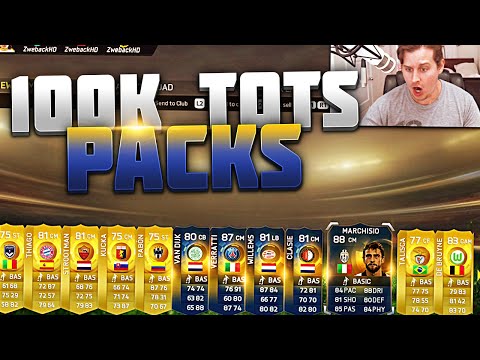 INSANE 10X 100K TOTS PACK OPENING! FIFA 15 ULTIMATE TEAM