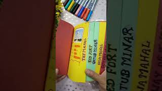 flip book 📚 project ideas#shorts #youtubeshorts #craftideas #trending #viral