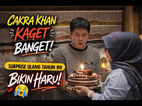 Cakra Khan Kaget Banget! Surprise Ulang Tahun Ini Bikin Haru