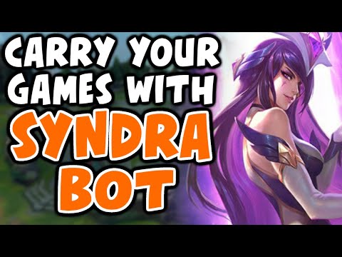 How to CARRY with SYNDRA BOT | INSANE MACRO KNOWLEDGE | Challenger Syndra | 10.3 - League of Legends