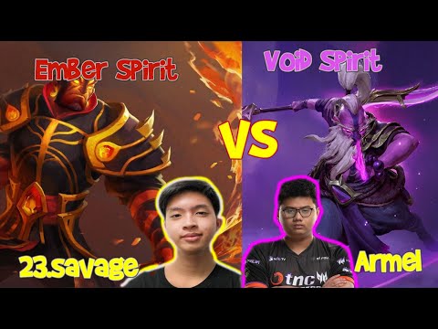 Void Spirit by TNC.Armel VS Ember Spirit by 23.Savage Top 1 vs Top 2 Sea