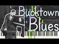 Jelly Roll Morton - Bucktown Blues 1924 (Ragtime / Classic Jazz Piano Synthesia)