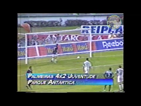 SBT ESPORTE 15/09/1996 - Domingo / Palmeiras 4 x 2 Juventude.