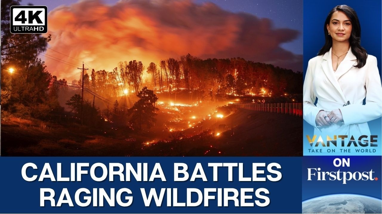 US: 2,000+ Acres Up in Flames as California Wildfire Rages | Vantage on Firstpost