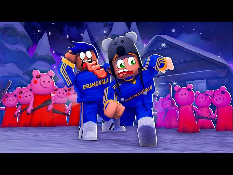 CUIDADO COM O EXÉRCITO DE PIGGYS NO ROBLOX - Brancoala Games Joga Roblox Piggy