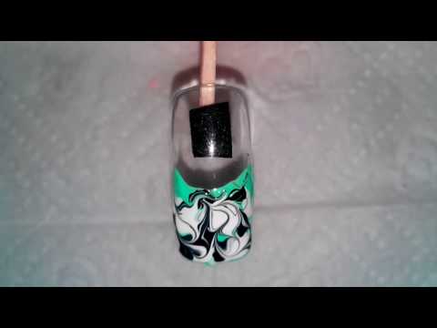 Рисунки на ногтях для новичков №5. Figures on nails for beginners №5