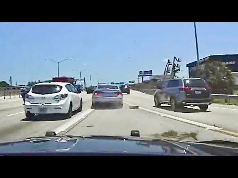Uncut: Dashcam Video Captures Wild Chase in Miami | Florida Highway Patrol