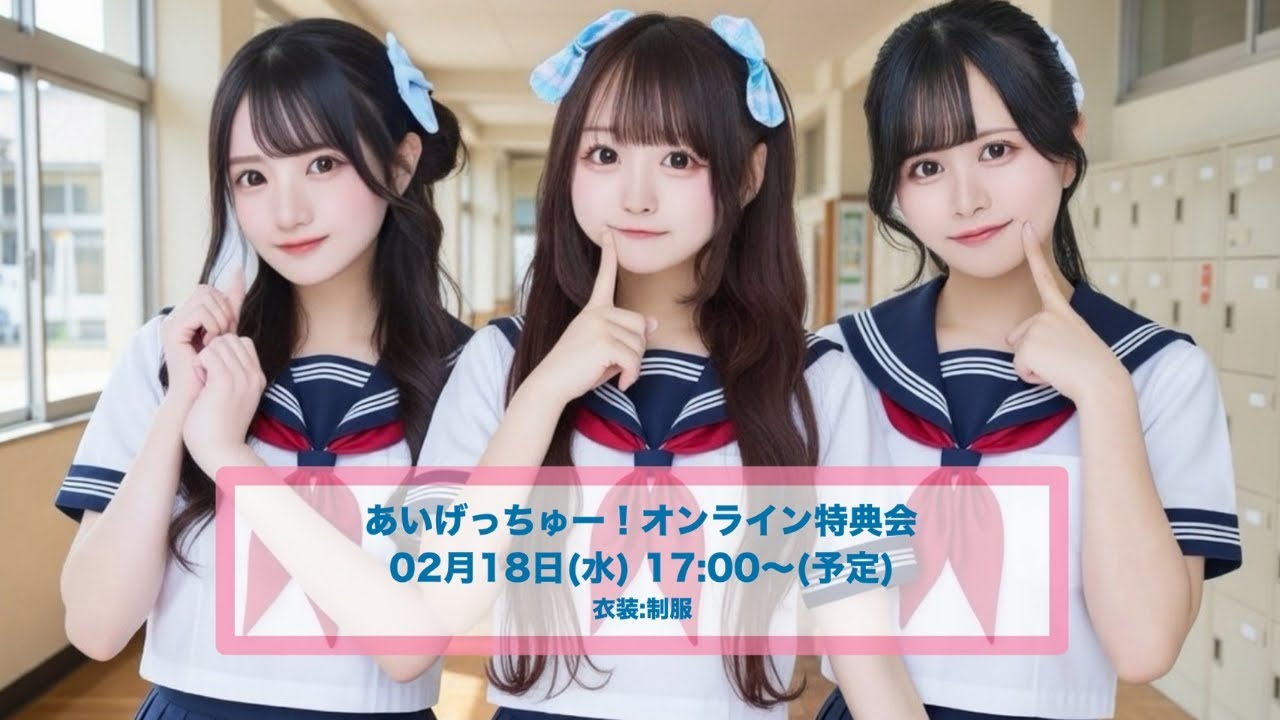 03月18日あいげっちゅー！オンライン特典会