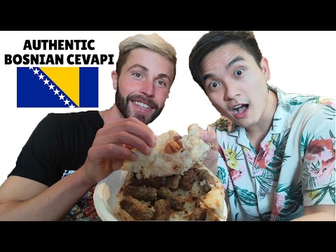 VIETNAMESE TRY BOSNIAN FOOD for the FIRST TIME ! Cevapi with @TheLoonKDo
