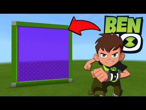 SmoothMarky - Minecraft Pe How To Make a Portal To The Ben 10 Dimension - Mcpe Portal To The Ben 10!!!
