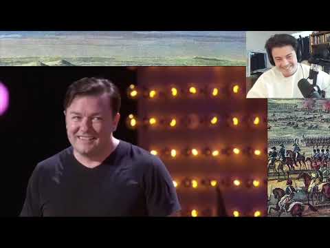 American Reacts Ricky Gervais (animal facts)