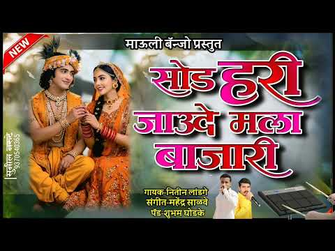 सोड हरी जाऊ दे मला बाजारी ll Sod Hari Jaude Mala Bajari 💥 #kk_banjo #marathi_gavalani #pad_mix song