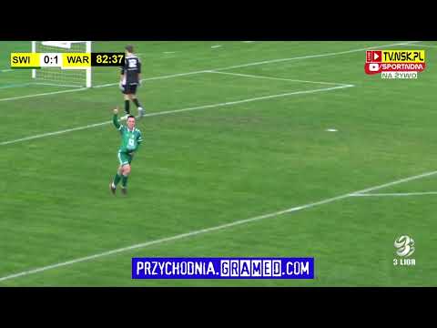tv.nsk.pl [1:1 Filip Kowalczyk 83] MKS Świt Nowy Dwór Maz - KS Warta Sieradz 1:1 (0:0) 2022-09-17 16